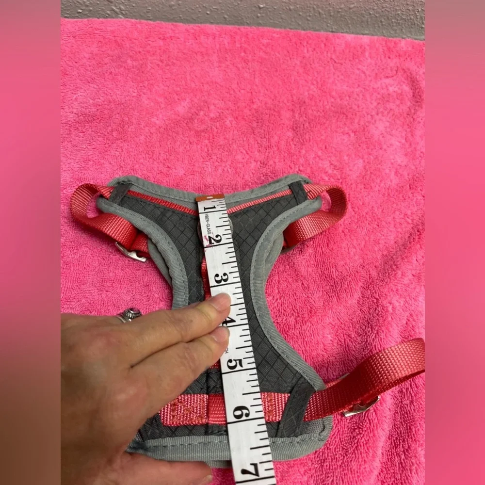 Adjustable Red Dog Harness